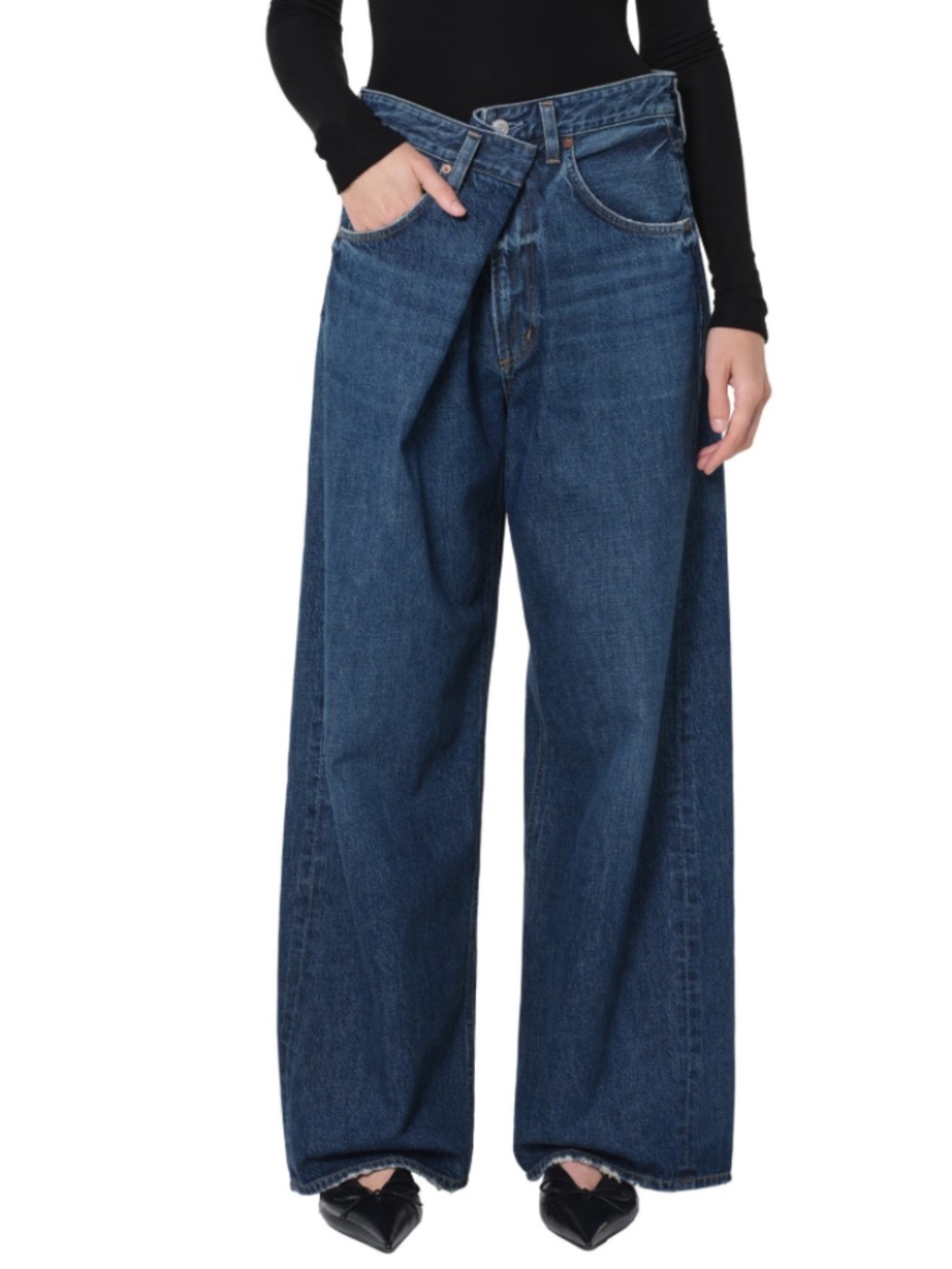 Agolde Vana Fold Jeans Nexus